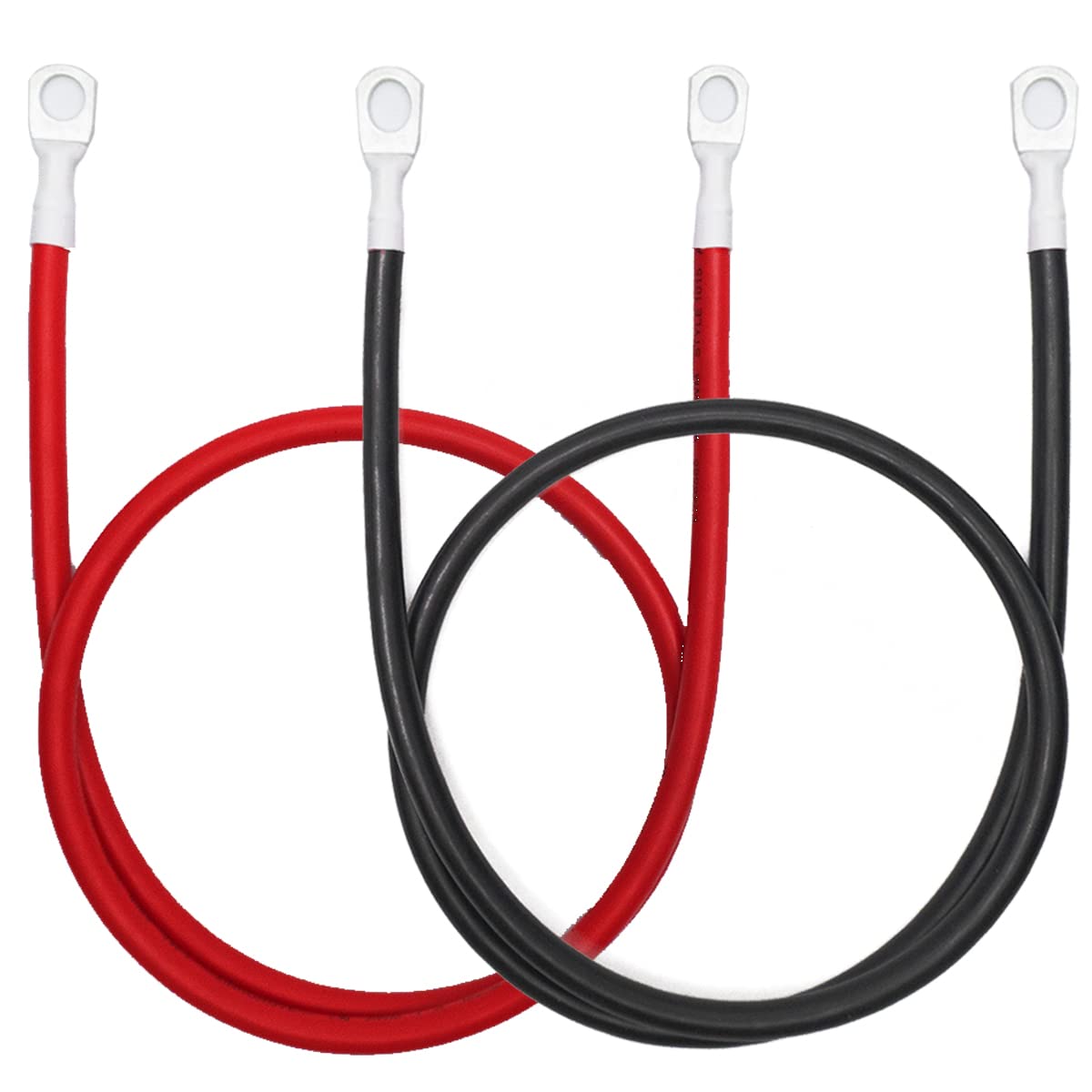 Buy Gowbawn 2AWG 4INCH Battery Cable Set, Positive or Negative Wire