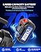 Orion Motor Tech Cordless Lithium-Ion HVAC Vacuum Pump, 3 cfm Vacuum Pump, Battery-Powered Auto AC Vacuum Pump for R134a R410a R1234yf Systems, 1/4hp Single Stage Vacuum Pump Automotive