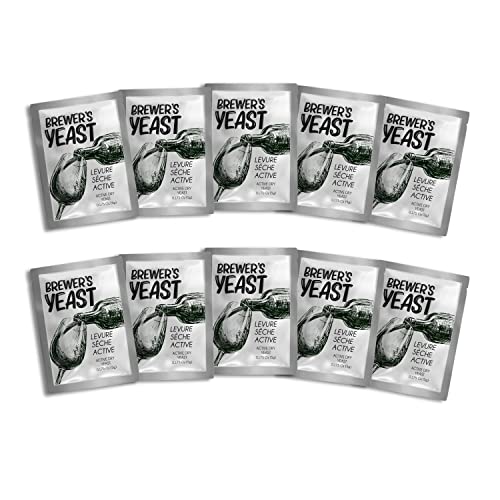 Image of BAKE KING Brewer's Yeast for Making Wine 5gm | Fast Fermentation Wine Yeast | High Tolerance 15% V /V | 5 Sachets of 5gm Each