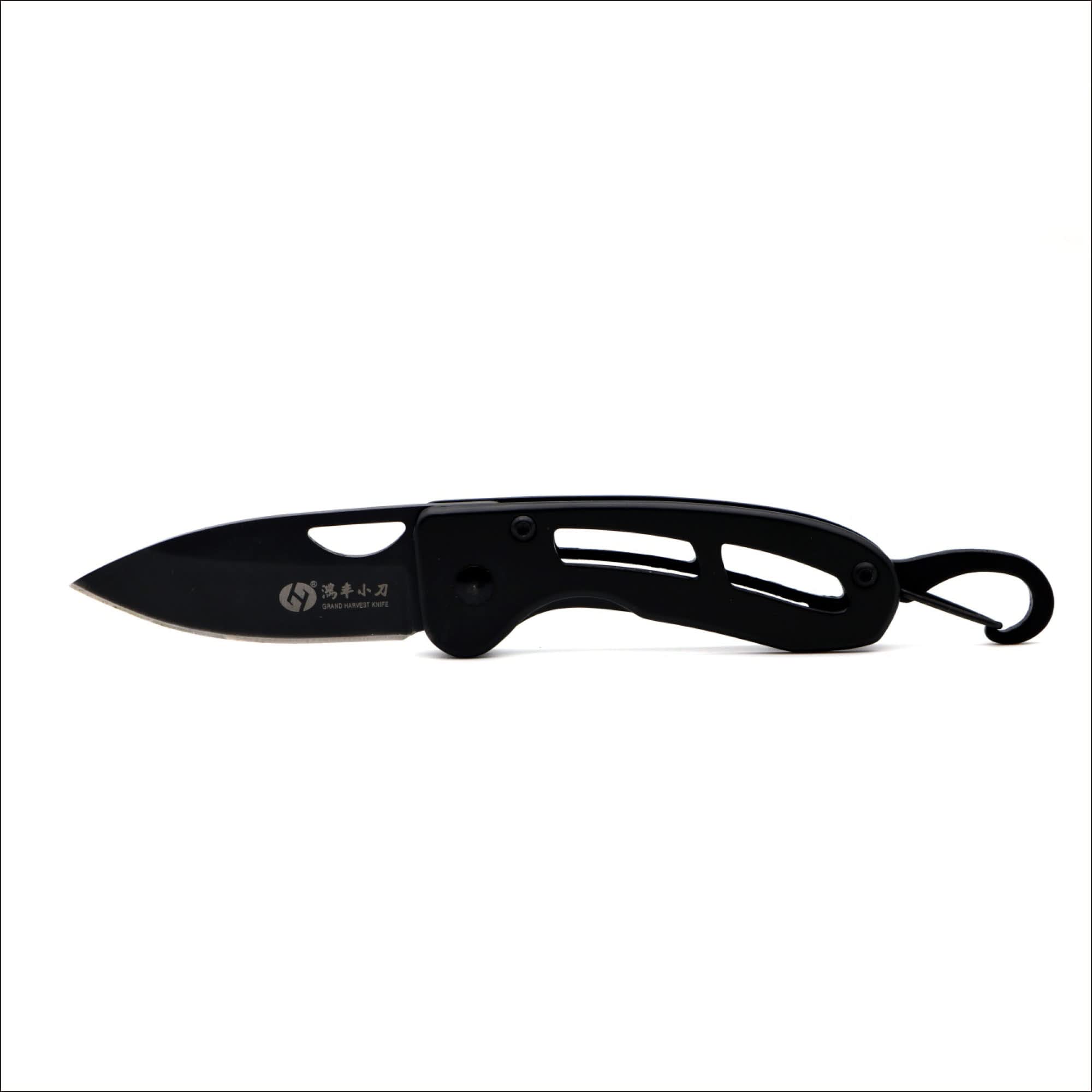 Folding Pocket Knife 1067 Stainless Steel with Key Chain for Outdoor Hiking Camping