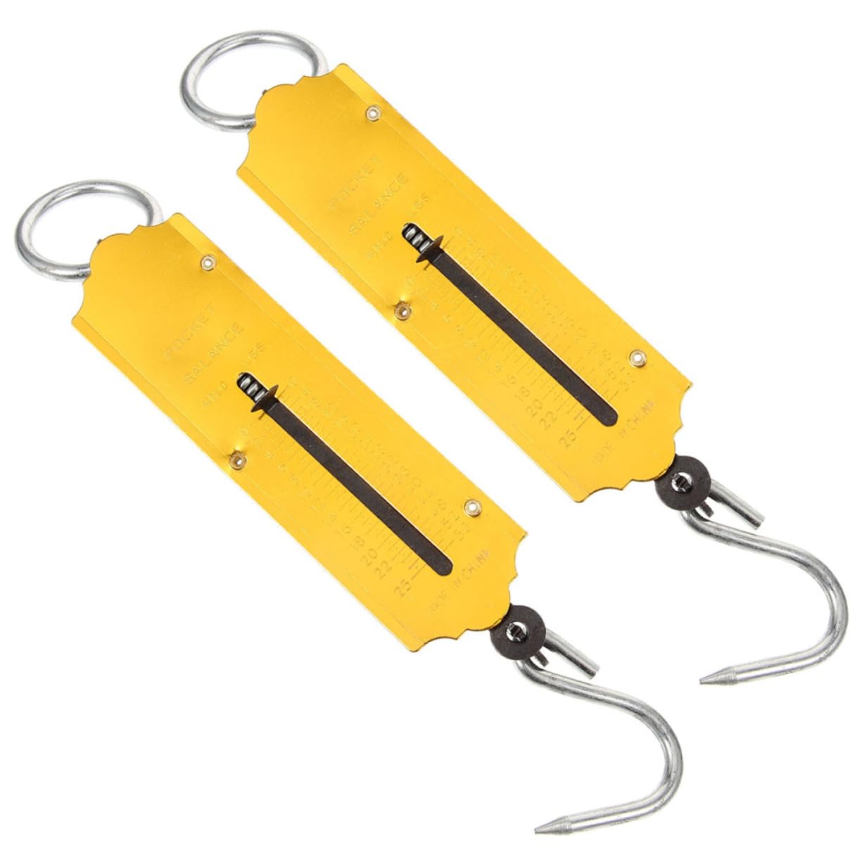 Abaodam Hanging Scale Luggage Scale 25kg Hook for Market Farm Outdoor Fishing Precision Weighing