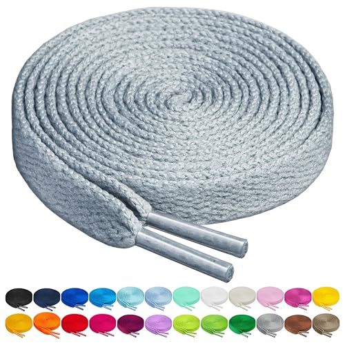 Image of Birch Shoelaces in 27 Colors Flat 5 /16 inch Shoe Laces in 4 Different Lengths