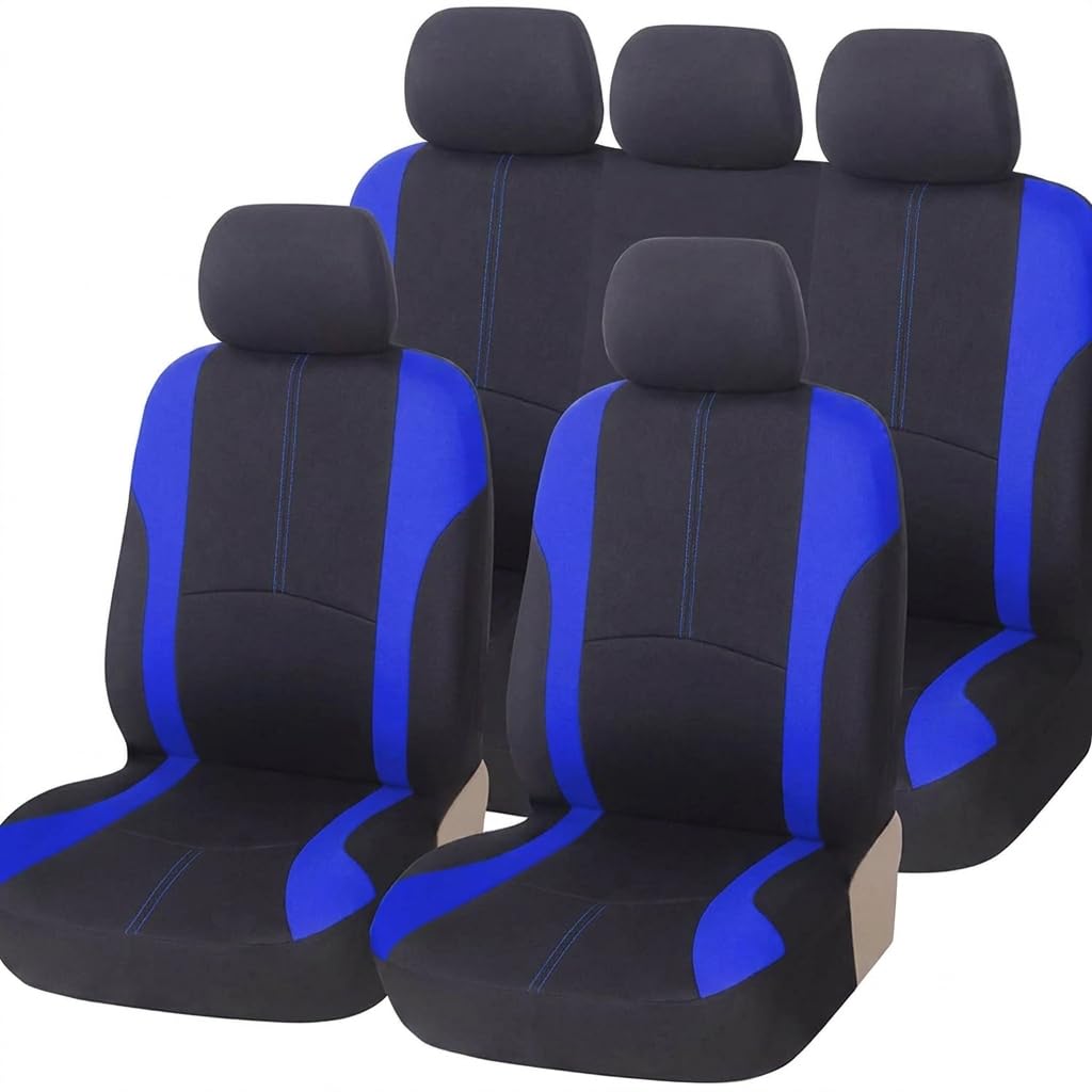 9 Pezzi Coprisedili Auto per Toyota Hilux | Fodere Protezione Sedili Anteriori e Posteriori Traspirante Lavabile Accessori Interni Confortevole