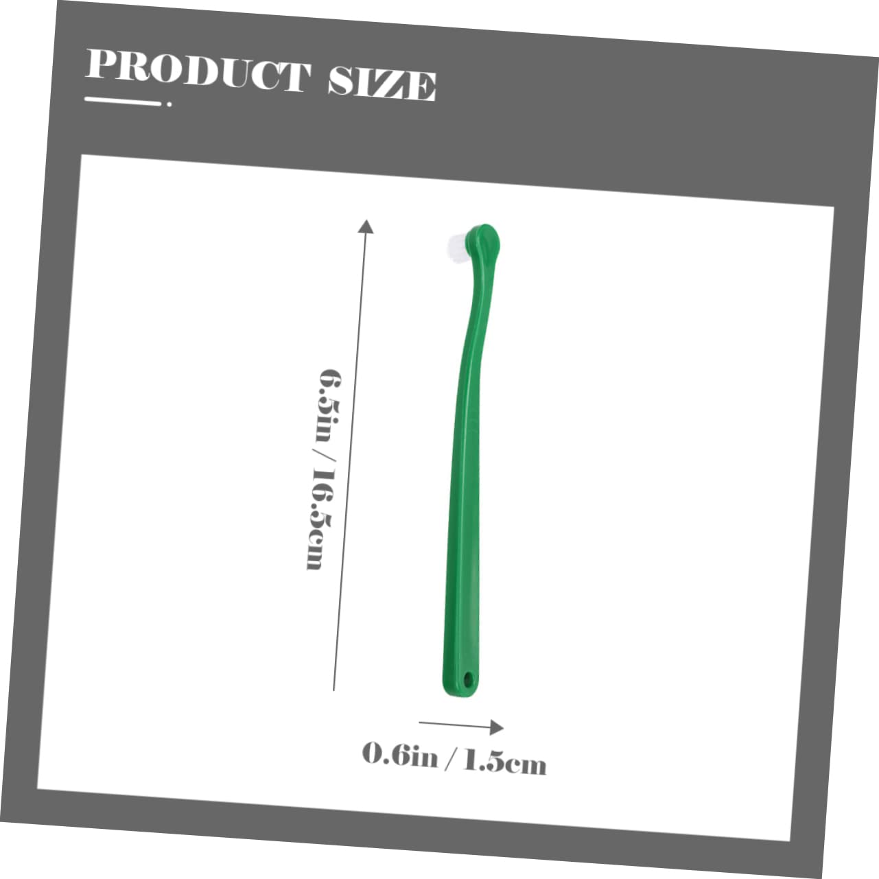 FOMIYES 2sets Plastic TPE Material Craftsmanship Pet Toothbrush Ideal for Cats Dogs 4pcs*2