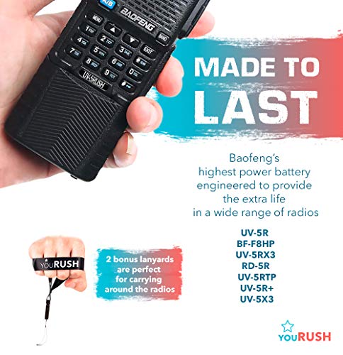 image for youRUSH Extended Battery BL-5 3800 mAh with USB Charging Cable - 2 Pac
