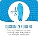 Sof Sole Walking Insoles for Men and Women – Cobra Heel Wrap Stability, Targeted Heel Cushioning, Breathable Top Cover, Trim-to-Fit, Medium Profile – Comfort Insoles for Walking and Reducing Fatigue