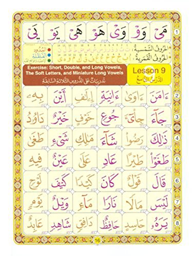 Noorani Qa'idah: Master Reading the Qur'an (Arabic & English, Regular Size: 8.5" x 11"