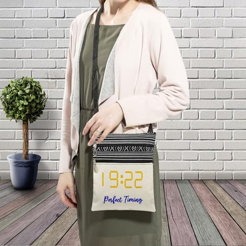 Perfect Timing 1922 Messenger Bag Small Ethnic Pattern Printed Adjustable Strap Crossbody Zipper Bag Sorority SGRHO Phone Bag Wallet Cute Shoulder Handbag for Women3