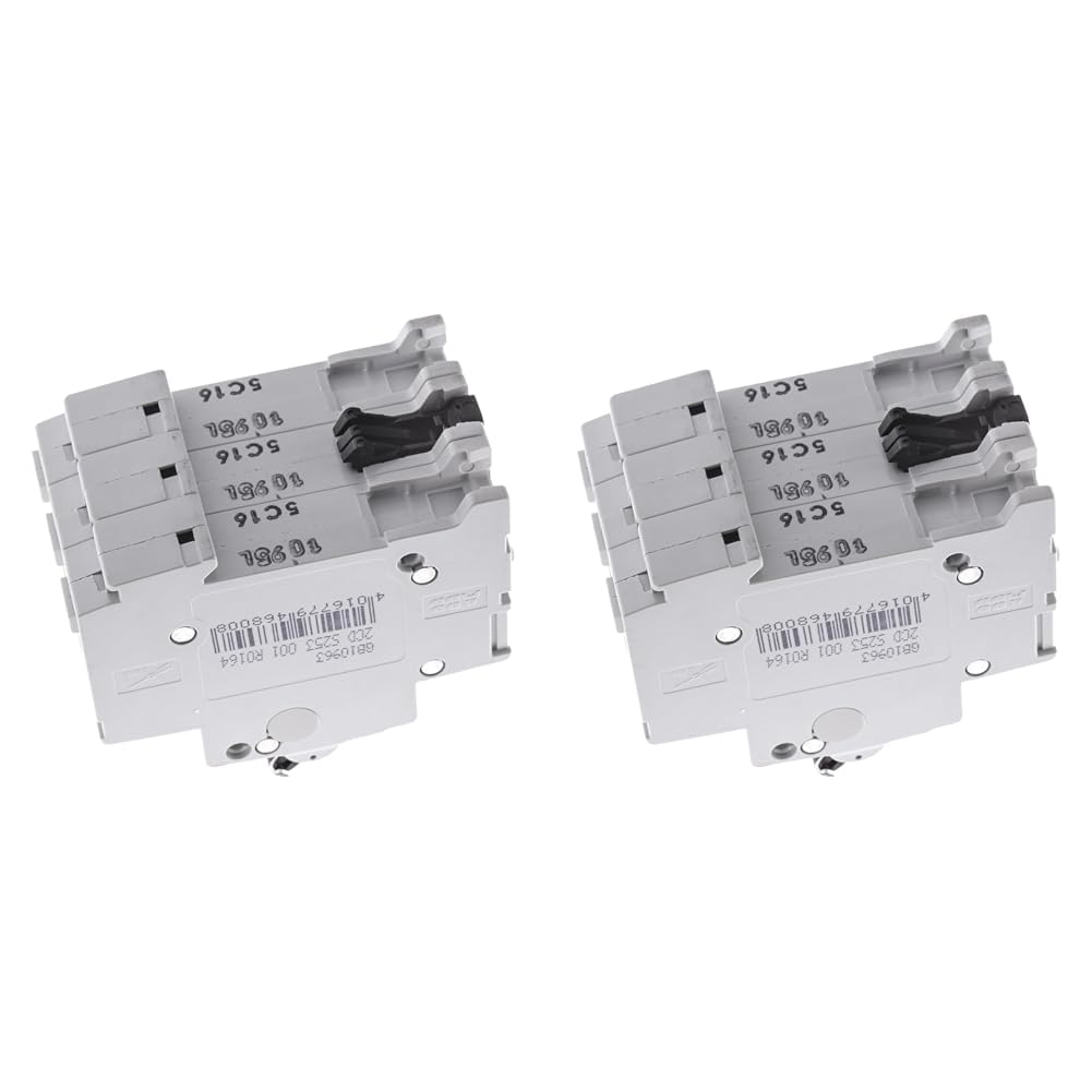 ABB S200 MCB Leitungsschutzschalter Typ C, 3-polig 16A 400V, Abschaltvermögen 6 kA System Pro M Compact (Packung mit 2)
