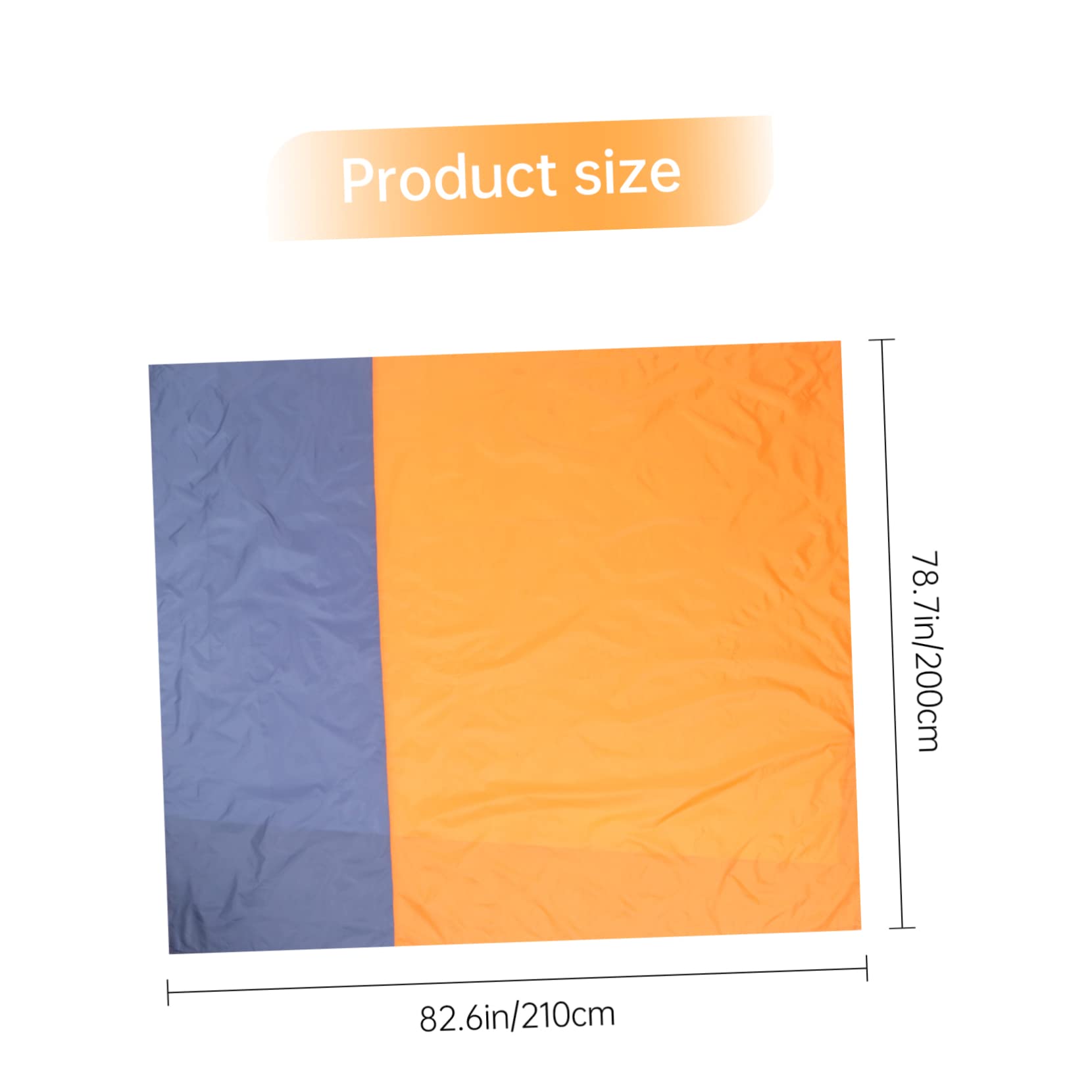 GANAZONO 1pc Outdoor Beach Mat Picnic Blankets Picnic Mat Ground Mat Outdoor Mat Beach Picnic Blanket Beach Blanket Outdoor Cushion Beach Cushion Picnic Pad Orange Waterproof Polyester