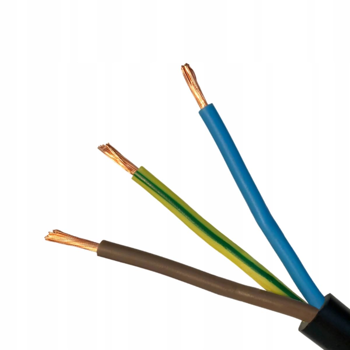 Hilark Cable Tech Kabel PVC H03VV-F 3x1,5 mm² (3g1,5 mm²) 50m schwarz Hilark