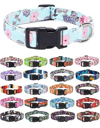 Moonpet Dog Collars for Puppy X-small Small Medium Large Dogs