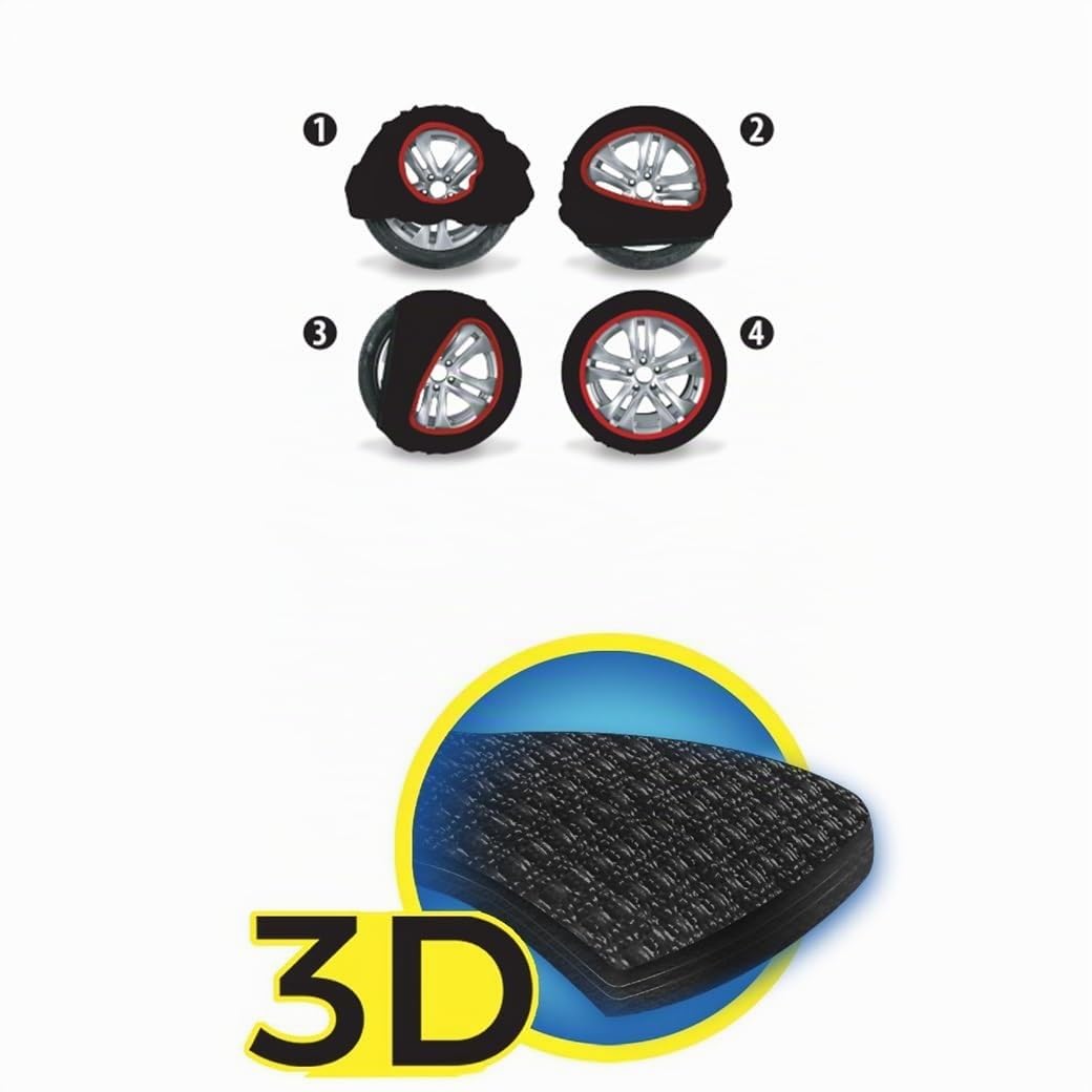 Chaussettes À Neige pour Pneu 235/50 R20 Cercle 20 Mesure XL Paire Chaussettes À Neige APPROUVÉ pour SUV 4X4 FOURGONNETTES ANTIDÉRAPANT pour Route Entre Glace ET Neige Tissu en POLYPROPYLÈNE
