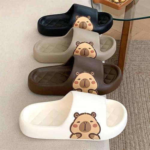 Image of Men's and Women's Capybara Slides,Cute Capybara Slippers for Indoor Outdoor,Non Slip Quick Drying Shower Shoes,Comfort Cloud Slides Sandals
