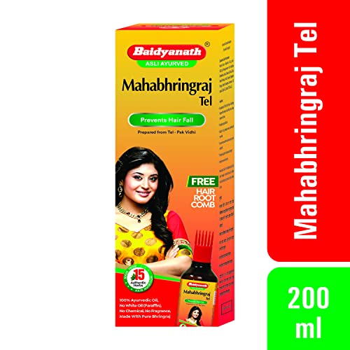 Baidyanath Mahabhringraj Tel I For Hair Growth I Anti Dandruff I 100ml Pack of 2 - Image 2