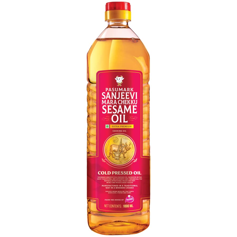 Sanjeevi Mara Chekku Gingelly/Sesame Oil for Cooking, Hair & Skin Care - Wood Pressed, Cold Pressed, Virgin, Healthy Oil With Natural Nutrients & No Chemicals (500ML) (B0C3QLB2LM) Amazon Price History, Amazon Price Tracker