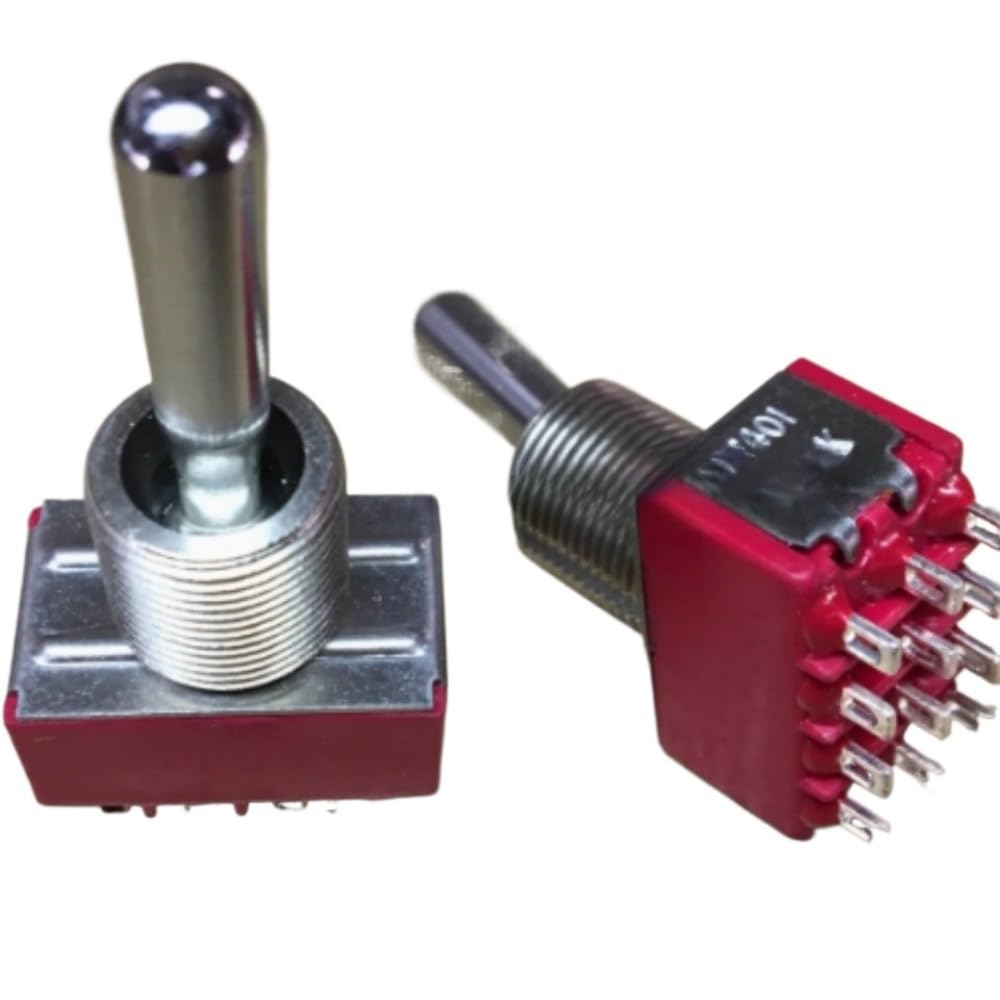 2-Pack 7401TZQE 12-pin Second Gear Switch Rocker Switch