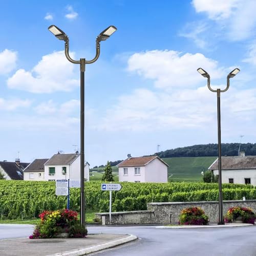 Ifvbey NJZJT-2 Bull Horn Mount Bracket Use For Parking Lot Light, 2 3/8 Inch Bullhorn Tenon Adapter Round Pole For Outdoor Led Shoebox Area Light… thumb #4