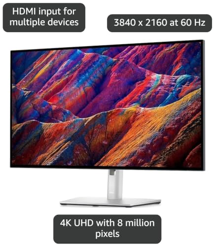 Image of JTD U2723QE Dell UltraSharp 27 Inch 4K UHD WLED LCD Monitor Bundle - 1 Year Warranty - Dell Monitor 16:9 with Stand w Mouse Pad