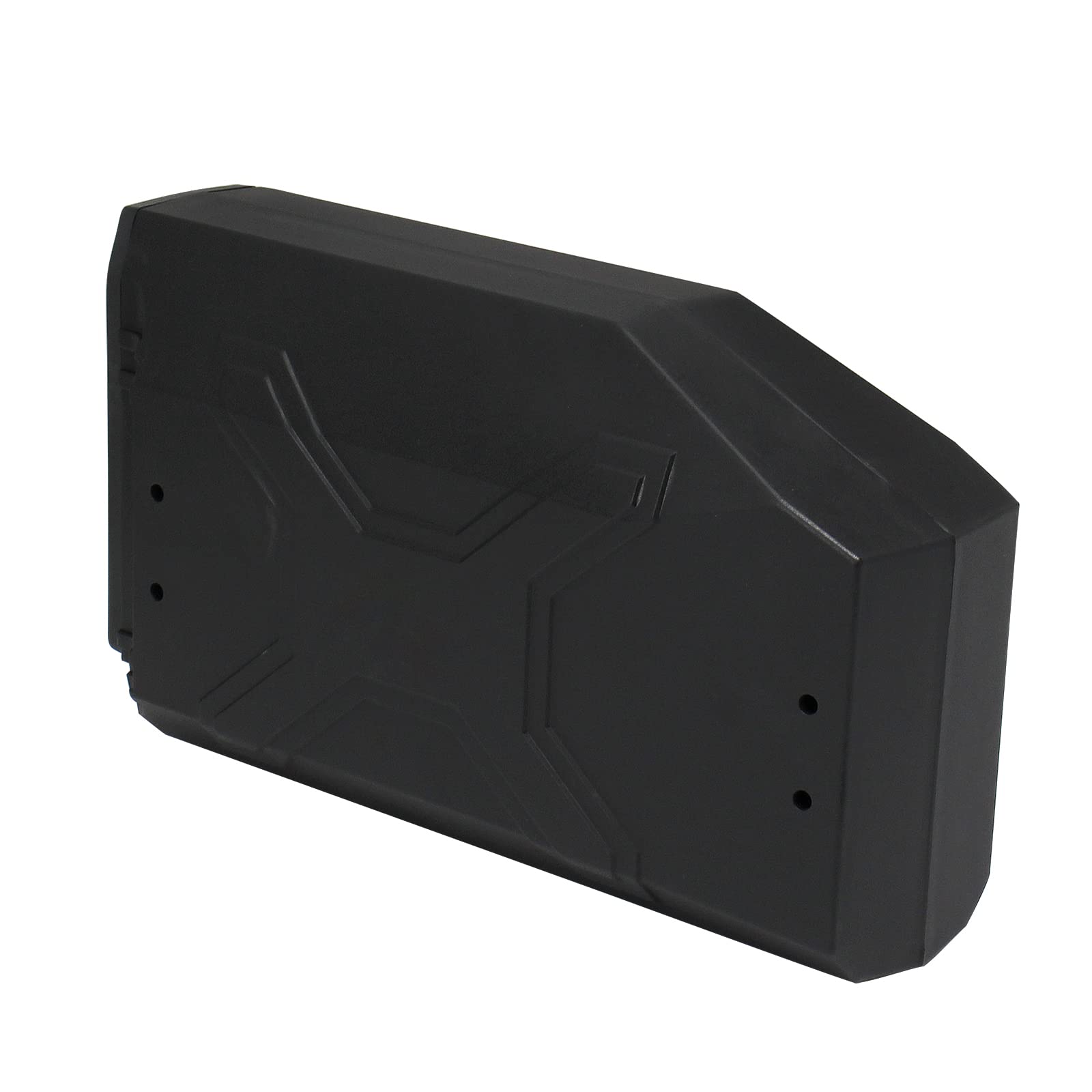 GIDIBII Motorcycle Side Box Stainless Steel Tool Box Water-proof Side Case Compatible with BMW R1250GS/ADV R1200GS/ADV Motorcycle Accessories (Black-A)