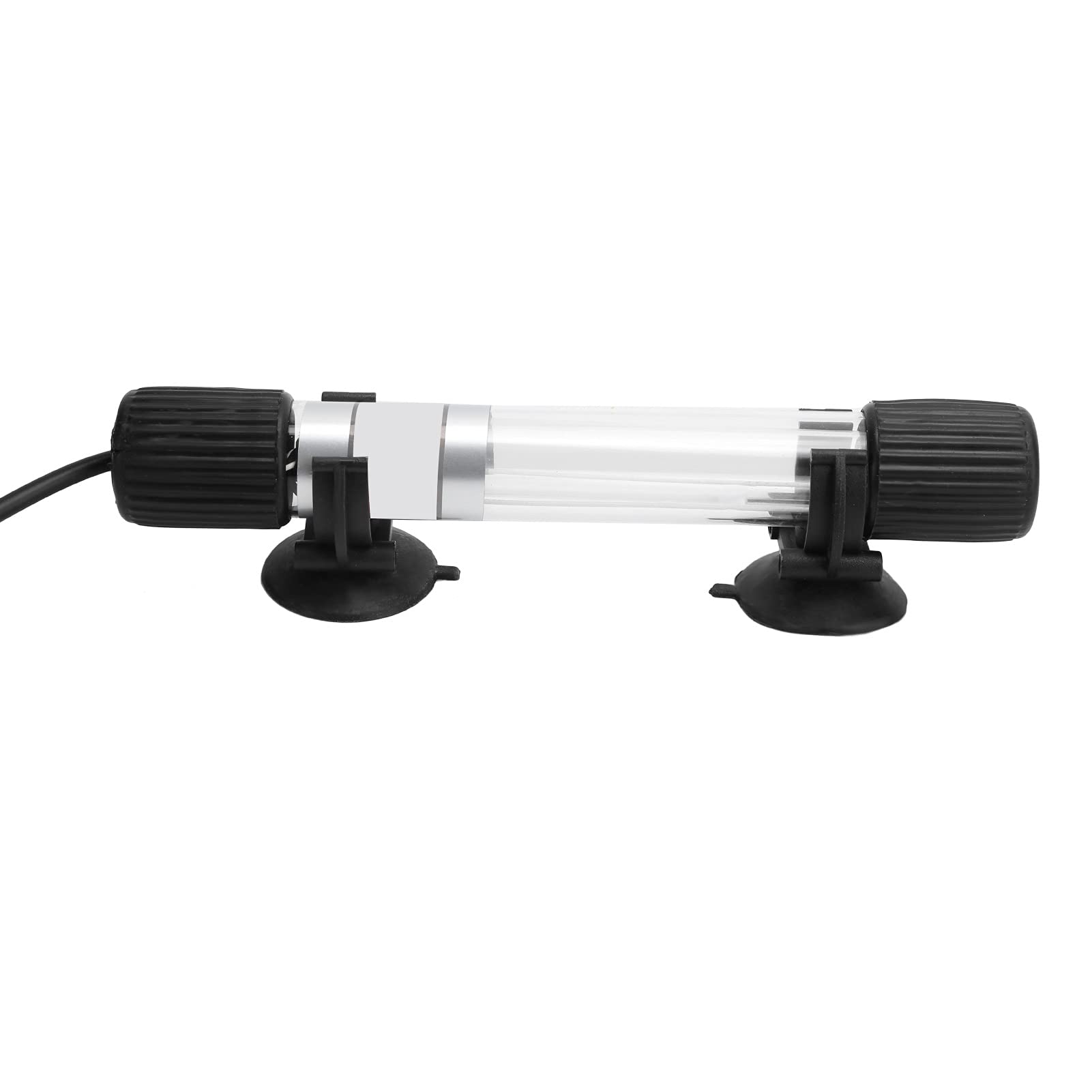 Pssopp Lampada UV Sommergibile per Acquario Sterilizzatore UVC in Vetro con Efficace Purificazione Dell'acqua Rimozione delle Alghe per la Pulizia Dell'acquario Prevenzione delle Malattie (7W)