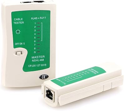 rhinocables RJ45 Crimping Tool, Wire Stripper & Cable Tester