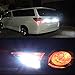 Alla Lighting Brightest 7443 7440 LED Reverse Light Bulbs 2400Lm CANBUS 6000K Xenon White T20 W21W CSP SMD 12V Back-Up Reversing Light Replacement for Cars, Trucks