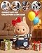 WASAFV Clothes for Labubu Outfits, Clothes for Labubu Clothes Set Fit 6.69''/17cm Doll Clothes Designer, Premium Outfit with Accessories, Red Bow&Denim (NO Doll)