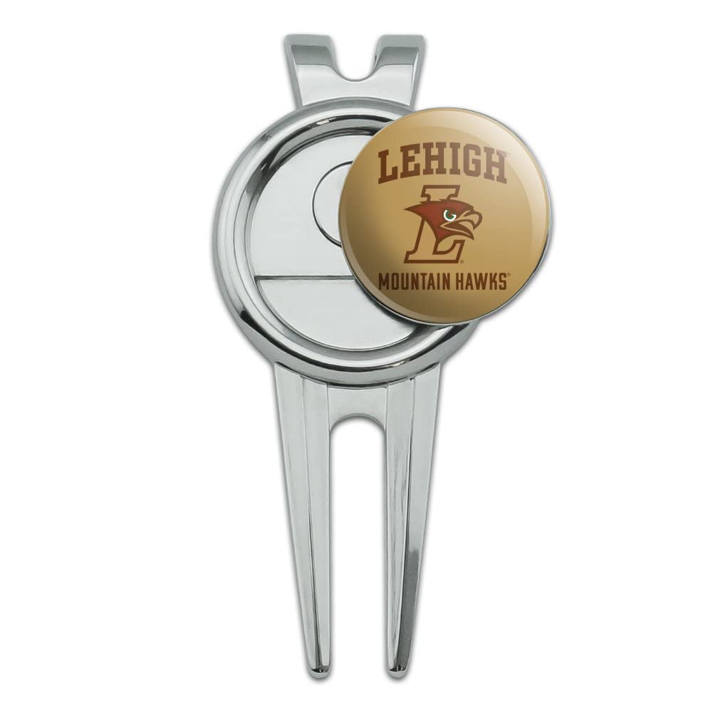 GRAPHICS & MORE Lehigh University Mountain Hawks Logo Golf Divot Repair Tool and Ball Marker