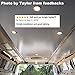 12V Recessed LED Under Cabinet Light - RV Camper Trailer Boat Ceiling Lights, Aluminum 3W 300lm Soft 3000k Warm White Pack of 6