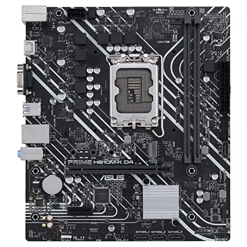 PRIME H610M-R D4 Intel H610 LGA 1700 micro ATX - Scheda madre - Immagine 3