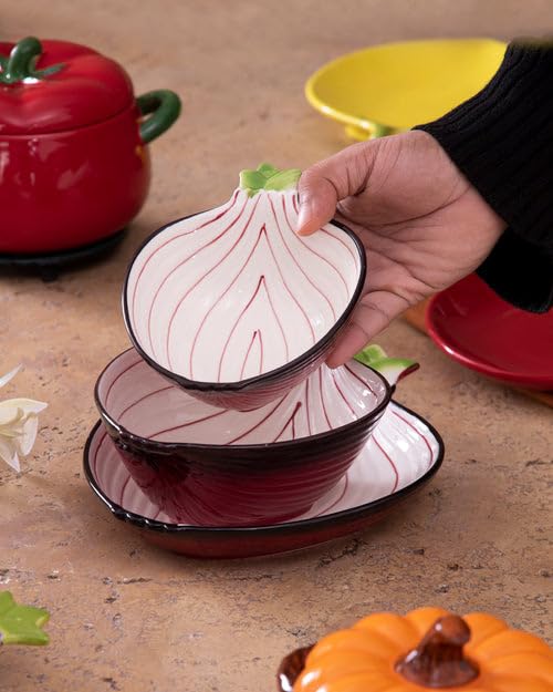 Buy The D?COR Kart Ceramic Serving Platter for Noodles, Ramen
