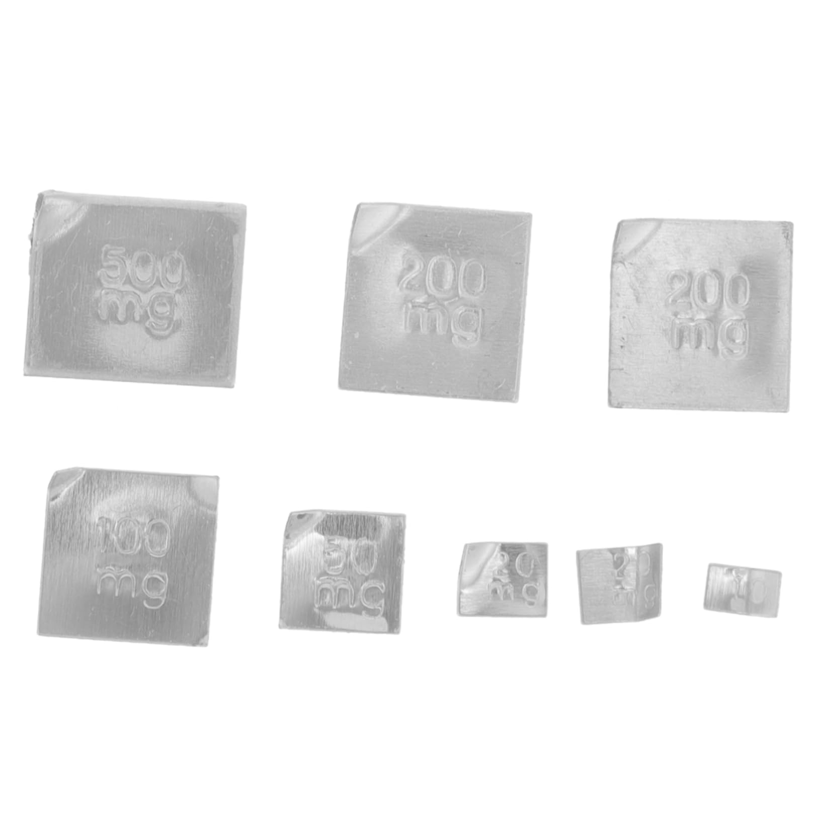 iplusmile 3juegos Pesos De Calibración De Precisión De Inoxidable Caja De Almacenamiento Para Experimentos Científicos y Mediciones Exactas