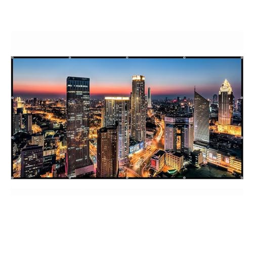 Pantalla de proyección plegable 180 pulgadas 16:9 miniatura 1