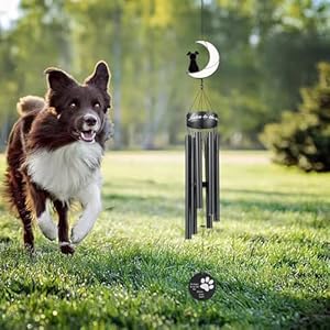  Dog-Memorial-Wind-Chime-43-Loss-Sympathy-Gift-Metal-Music-Chimes-A-Good-Remembrance-Present-Memory-Souvenir-Can-be-Used-As-Two-Wind-Chimes-to-Decorate-Garden