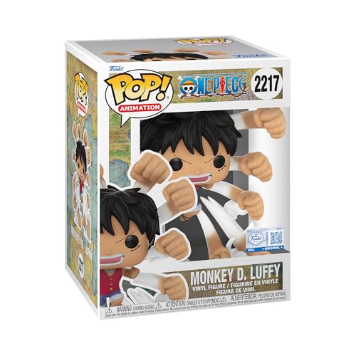 Funko POP! Premium: One Piece - Luffy - Gum Gum Gatling - Esclusiva Amazon - Figura in vinile da collezione - Idea regalo - Prodotto ufficiale - Giocattoli per bambini e adulti