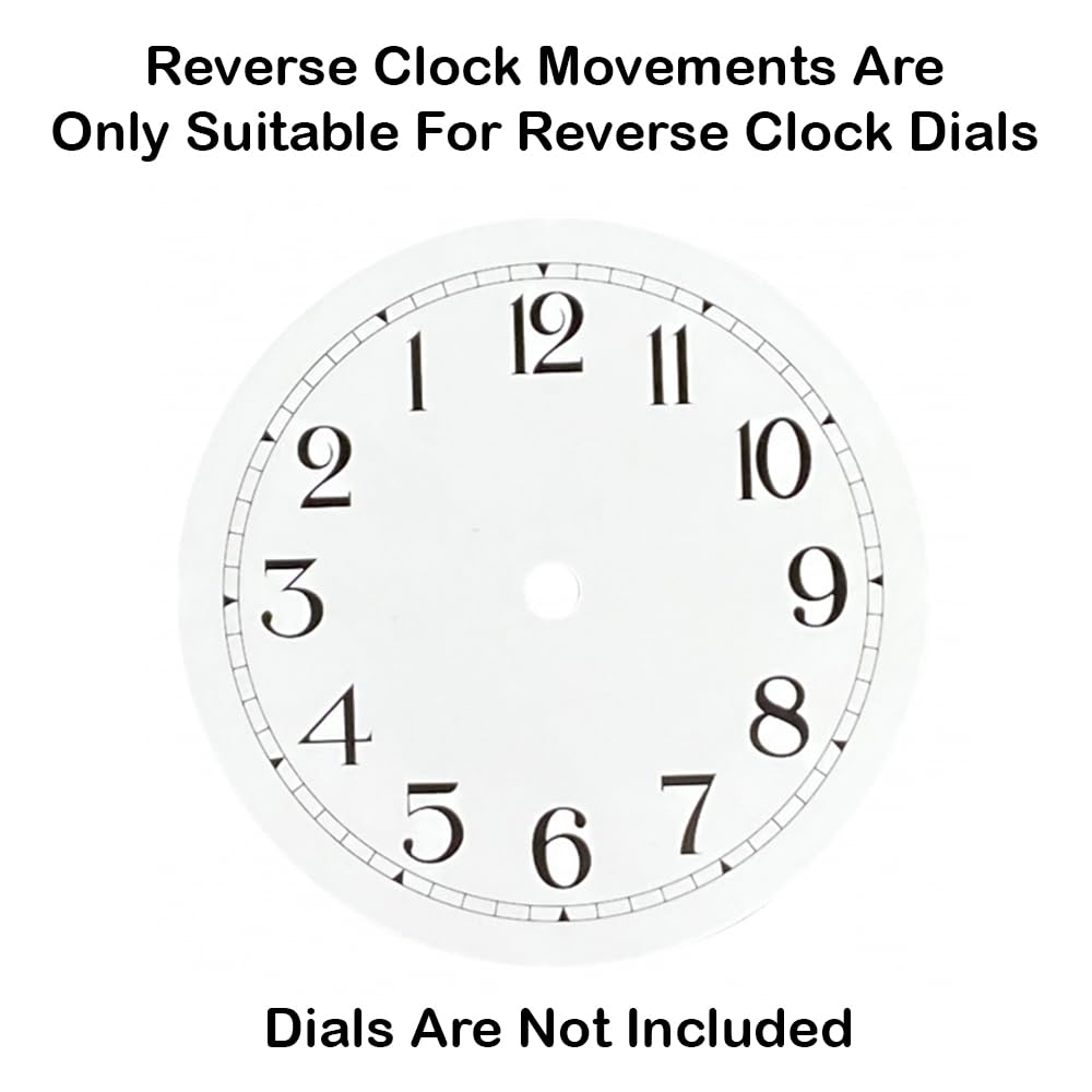 Movimento Orologio Tedesco UTS Euroshaft - Nero, Per Quadranti Spessi 2-4mm, Albero 13mm, Batteria AA Non Inclusa - Foto 12