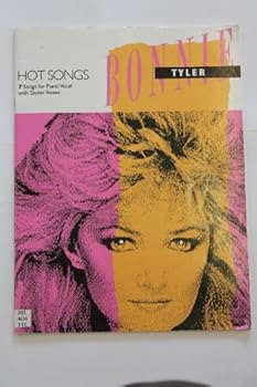 Paperback Bonnie Tyler: 7 Songs for Piano Vocal with Guitar Boxes (Hot Songs) Book
