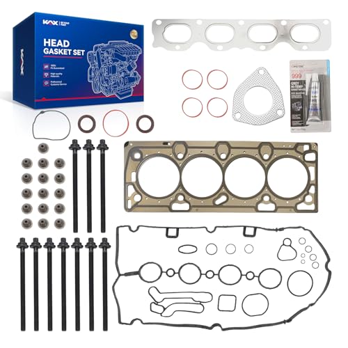 Image of KAX Engine Cylinder Head Gasket Set Compatible with Chevy Sonic 2012-2018, Cruze 2011-2015, Cruze Limited 2016 1.8L, Head Gasket Kit, OE# HS26516PT-1, HGS345, HS54702A