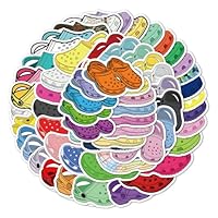 50 Pcs Fashion Girl Stickers Pack, Trendy Outfit Cartoon Character Decals for Scrapbook, Waterproof Vinyl Stickers for Laptop, Suitcase, Phone Case, Journal, Skateboard, Bottles, DIY Craft Decoration