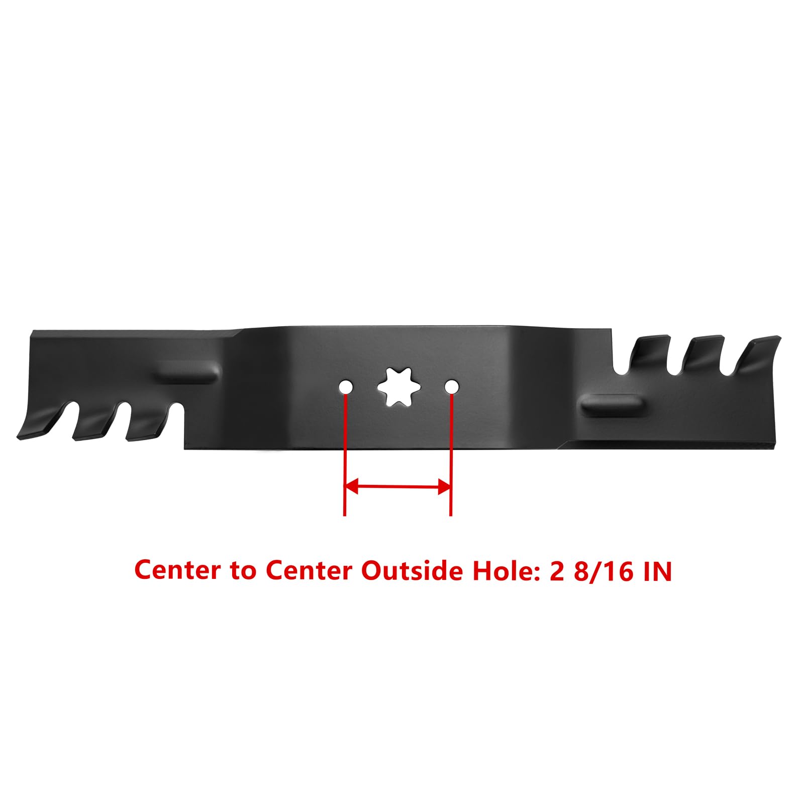 Lama Per Trattorino - Rasaerba MTD 765 - 102 Cm - Alettata Destra 516 Rif Orig 942 0608 742 0608 Detail - Foto 3