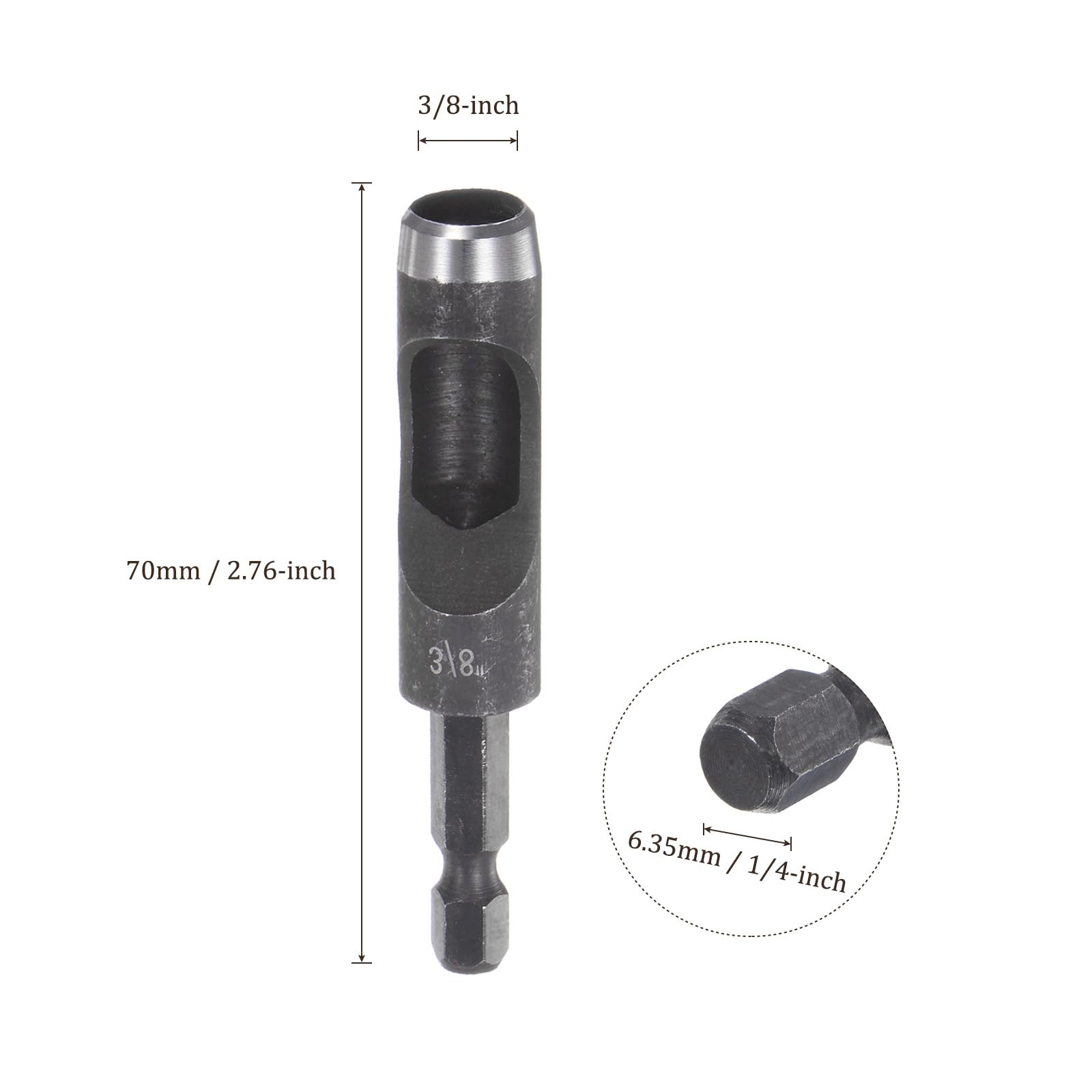 Kozelo 2pcs Leather Hole Punch Tool - Image 3