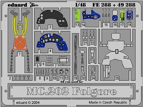 Eduard Accessories fe288 Modello Costruzione di