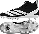 adidas Men's Adizero Impact.2 American Football Sneaker, Black/White/Black, 6.5