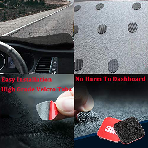 HanLanKa Dashboard Cover for Chevrolet Silverado 1500 2500 3500 1999-2006 Avalanche Chevy Tahoe Suburban GMC Sierra Yukon Dash Cover Mat Carpet, Black