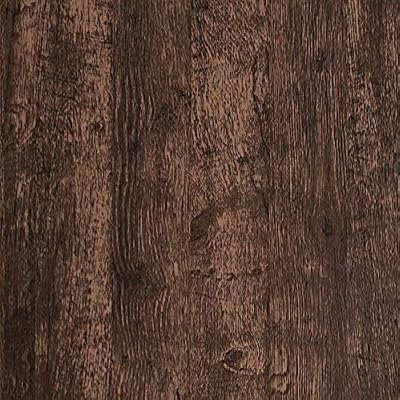 Dimoon Wood Wallpaper Brown Dark Wood Contact Paper Brown Wood Plank Wood Peel and Stick Wallpaper Removable Rustic Wood Grain Self Adhesive Vintage Distressed Texture Desk Vinyl Roll17.7 x78.7''
