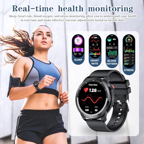 EarlySincere-Smart-Watch-AnswerMake-Calls139-HD-Fitness-Tracker-with-Heart-RateSleep-MonitorPedometerCalories100-Sport-Modes-Smartwatch-Waterproof-for-Men-Women-Compatible-Android-iOS