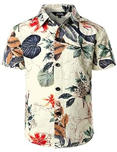 Jogal Jungen Hawaiihemd Kurzarm 10 Jahre