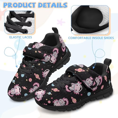 Boys Girls Shoes Strap Sneakers Single Buckle Tennis Shoes Lightweight Sports Athletic Shoes for Kids 6