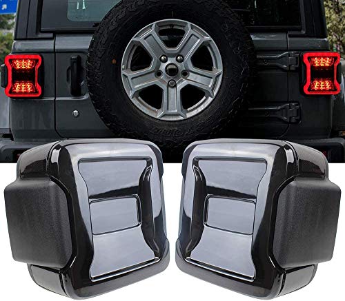 One-Day Sale: Up to 70% Off Smoked LED Tail Lights for Jeep Wrangler JL JLU 2018-2020 Brake Light Reverse Light Turn Signal Light One-Day Sale: Up to 70% Off Smoked LED Tail Lights for Jeep Wrangler JL JLU 2018-2020 Brake Light Reverse Light Turn Signal Light